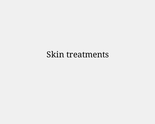 Skin treatments